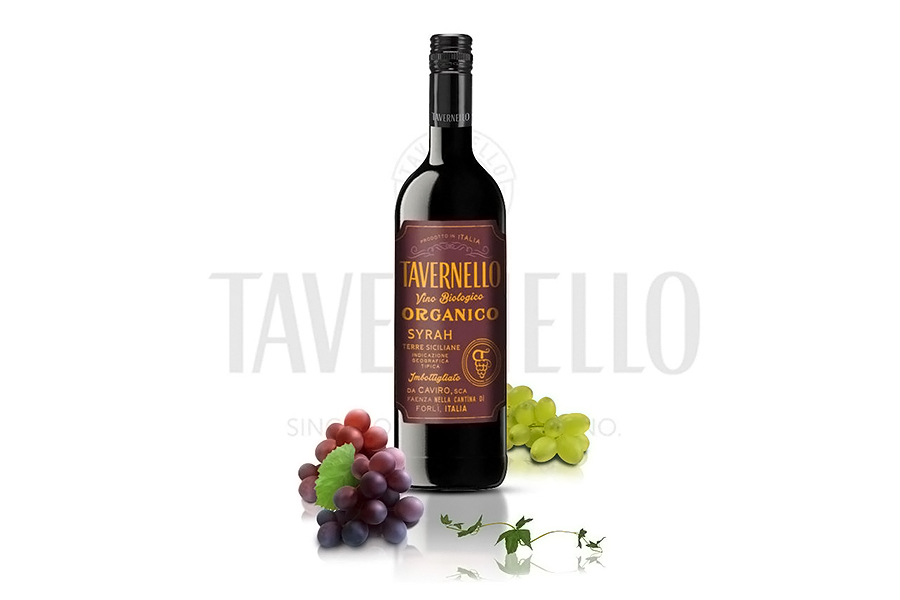 Rượu vang đỏ Tavernello Organico Syrah Terre Siciliane chất lượng, giá tốt